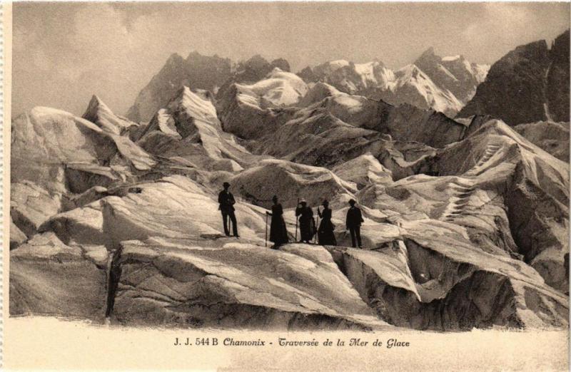 CPA Chamonix Traversee de la mer du Glace (618600)