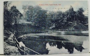South Omaha Nebraska Syndicate Park 1908 to Council Bluffs Postcard L18