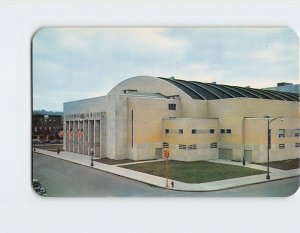 Postcard Memorial Hall Entrance Onondaga County War Memorial Syracuse NY USA