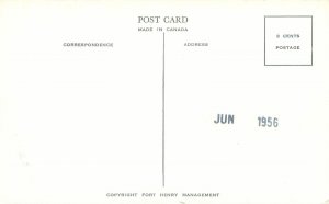 Kingston Canada Shoal Tower B&W Postcard