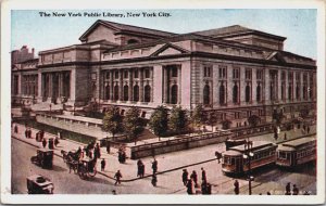 The New York Public Library New York City Vintage Postcard C141