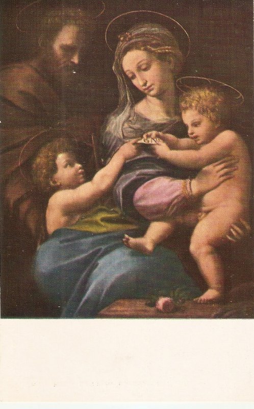 Rafael. La Virgen de la Rosa Fine painting, vintage Spanish postcard