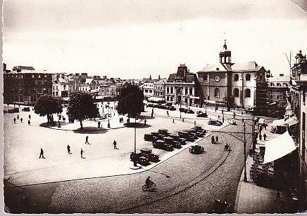 France - Le Mans Place de la Republique 1944 Real Photo