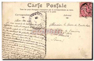 Old Postcard The castle Busset