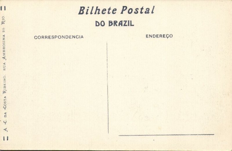 brazil, RIO DE JANEIRO, Avenida Rio Branco, Cinema Central (1920s) Postcard