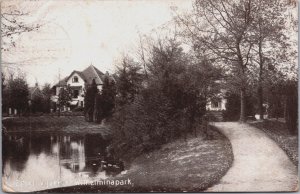 Netherlands Zeist Vijver in Wilhelminapark Vintage Postcard C173