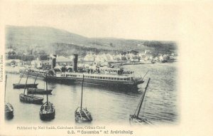 Postcard C-1905 UK Scotland SS Columbia Ardrishaig undivided 23-13735