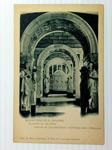 Monasterio De El Escorial Pamteon de Infantes Spain Vintage Postcard