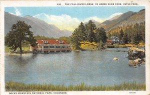 J23/ Estes Park Colorado Postcard c1910 Fall River Lodge Horse Shoe Park 228