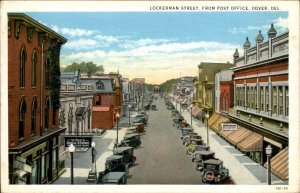Dover Delaware Lockerman Street Wise's Drug Store c1900-20s Vintage Postcard