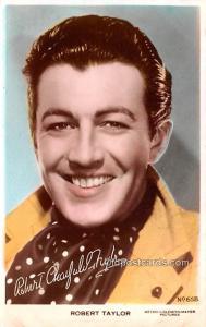 Robert Taylor Movie Star Actor Actress Film Star Unused writing on back
