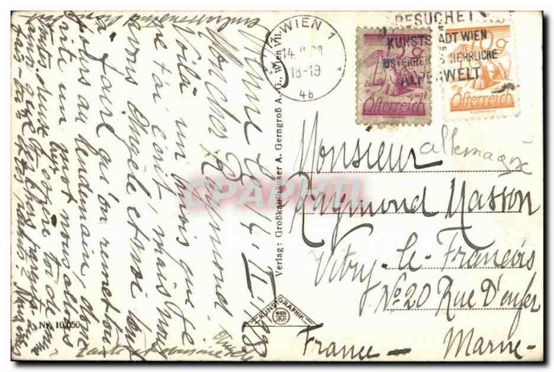 Old Postcard Wien XII Lustschlot Johonbrun