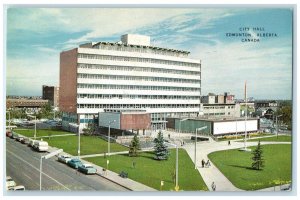 c1960's Edmonton City Hall Edmonton Alberta Canada Vintage Unposted Postcard