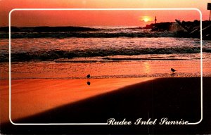 Virginia Virginia Beach Sunrise Over Rudee Inlet