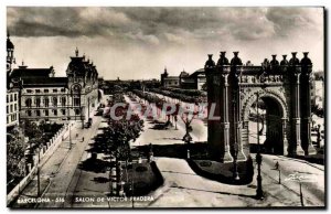 Old Postcard Barcelona From Victor Pradera Lounge