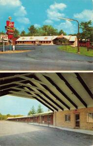 WEST RICHFIELD, OH  Ohio   LAKE MOTEL-Multi View    Roadside    c1960's Postcard