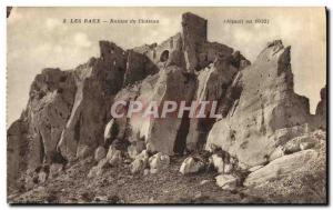 Postcard Ancient Ruins Chateau Les Baux