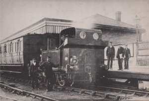 Manning Wardle Engine North Greenwich Millwall Train Real Photo Postcard
