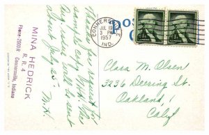 Postcard BUILDING SCENE Lawton Oklahoma OK AS6882