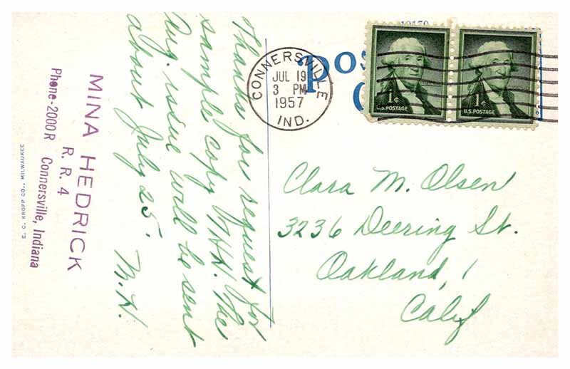 Postcard BUILDING SCENE Lawton Oklahoma OK AS6882