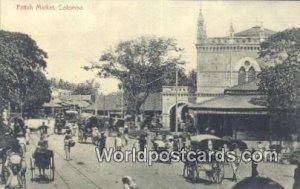 Pettah Market Colombo Ceylon, Sri Lanka Unused 