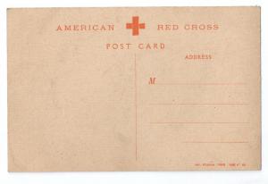Vintage Postcard WWI Bouchor France 1918 American Red Cross