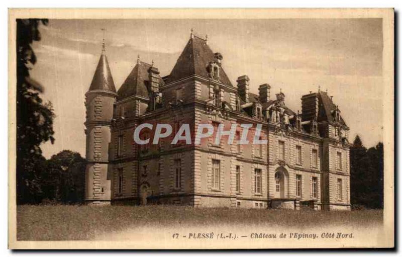 Postcard Old Castle Plesse L Epinay