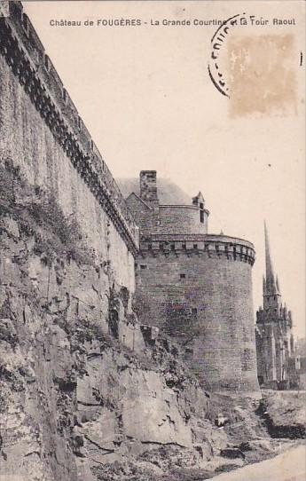 Fraance Fougeres La Grande Courtine et le Tour Raoul 1929