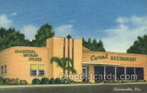 Gainesville, FL USA Coral Restaurant Unused 