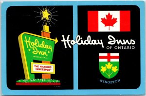 VINTAGE POSTCARD HOLIDAY INN OF KINGSTON ONTARIO CANADA MAILED 1967