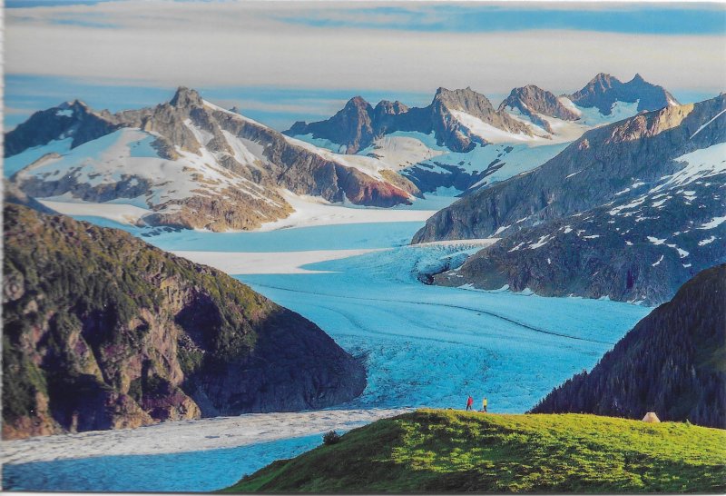 US Mendenhall Glacier, Alaska. View of Upper reaches of Glacier.  unused. Nice.
