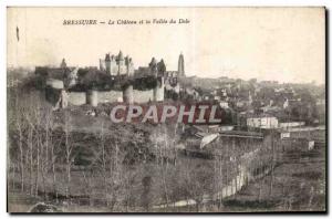 Old Postcard Bressuire Le Chateau and the Valley of Dolo