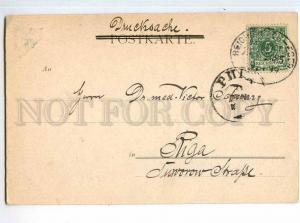 247936 GERMANY BAD ESTER Villa Corola 1899 Riga RPPC Railways