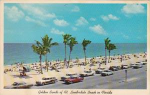 Florida Fort Lauderdale Beach Scene 1964