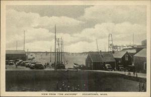 Edgartown Cape Cod MA From the Anchors c1930s Albertype Postcard