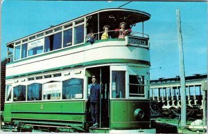 Postcard TRAIN SCENE Kennebunkport Maine ME AO2050