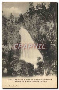 Old Postcard Valley of the Vesubie St Martin Vesubie Cascade Station Boreon S...