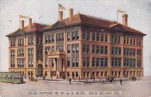 Illinois Rock Island Head Offices M W Of A Building 1912