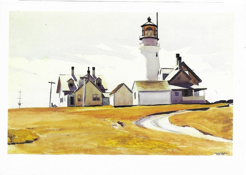 US Unused. Highland Light watercolor - Very Nice.