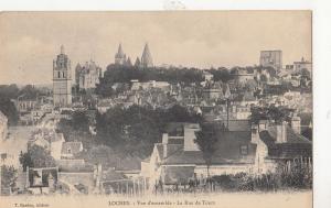 BF12356 loches vue d ensemble la rue de tours   france front/back image