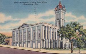 Alabama Montgomery Count Court House 1952 Curteich