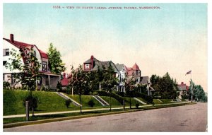 No. 1634 Yakima Ave. Tacoma, Washington Mitchell Postcard. Posted