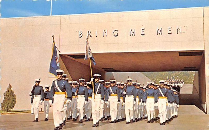 Bring Me Men Marching Cadets US Air Force Academy, Colorado, USA Unused 