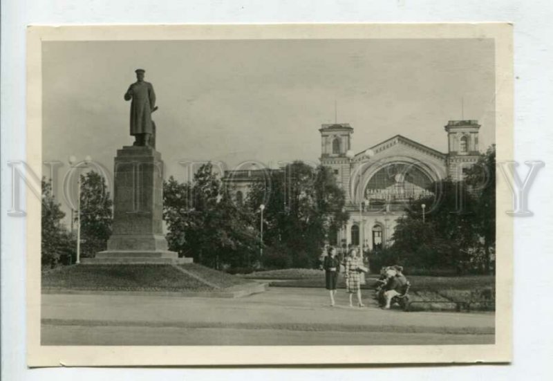 426955 USSR Leningrad monument to Stalin Baltic Station 1953 Lenfotokhudozhnik