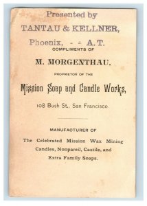 1880s Arizona Territory Tantau & Kellner Mining Candles & Supplies P219