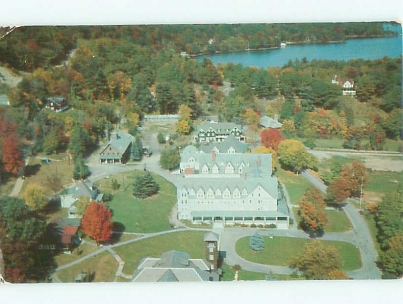 Bent Corner Pre-1980 AERIAL VIEW OF CAMPUS Silver Bay New York NY n3433