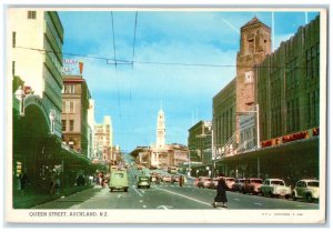 1982 Queen Street Auckland New Zealand Posted Vintage Air Mail Postcard