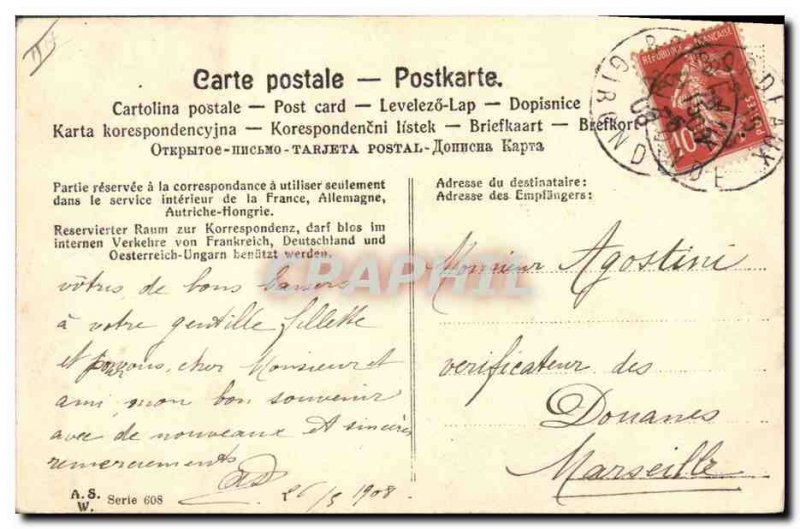 Old Postcard Fantasy Illustrator Woman