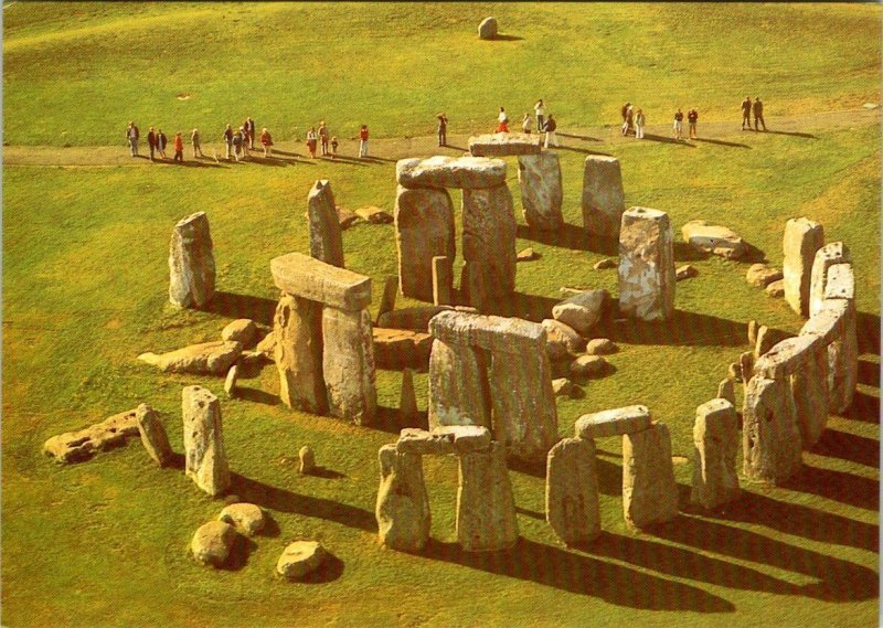 Wiltshire, Salisbury Plain England  STONEHENGE Prehistoric Monument 4X6 Postcard