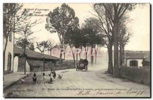 Postcard Old Cars Tour d & # 39Auvergne Gordon Bennett Cup circuit in 1905 be...